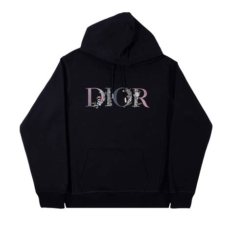 dior flowers embroidered hoodie|dior embroidered hoodie.